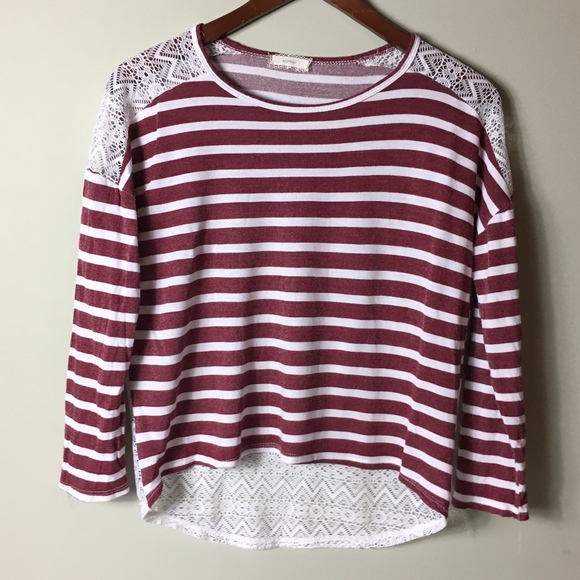 Soprano Other - Soprano Girl's Lacey Crew Neck Shirt